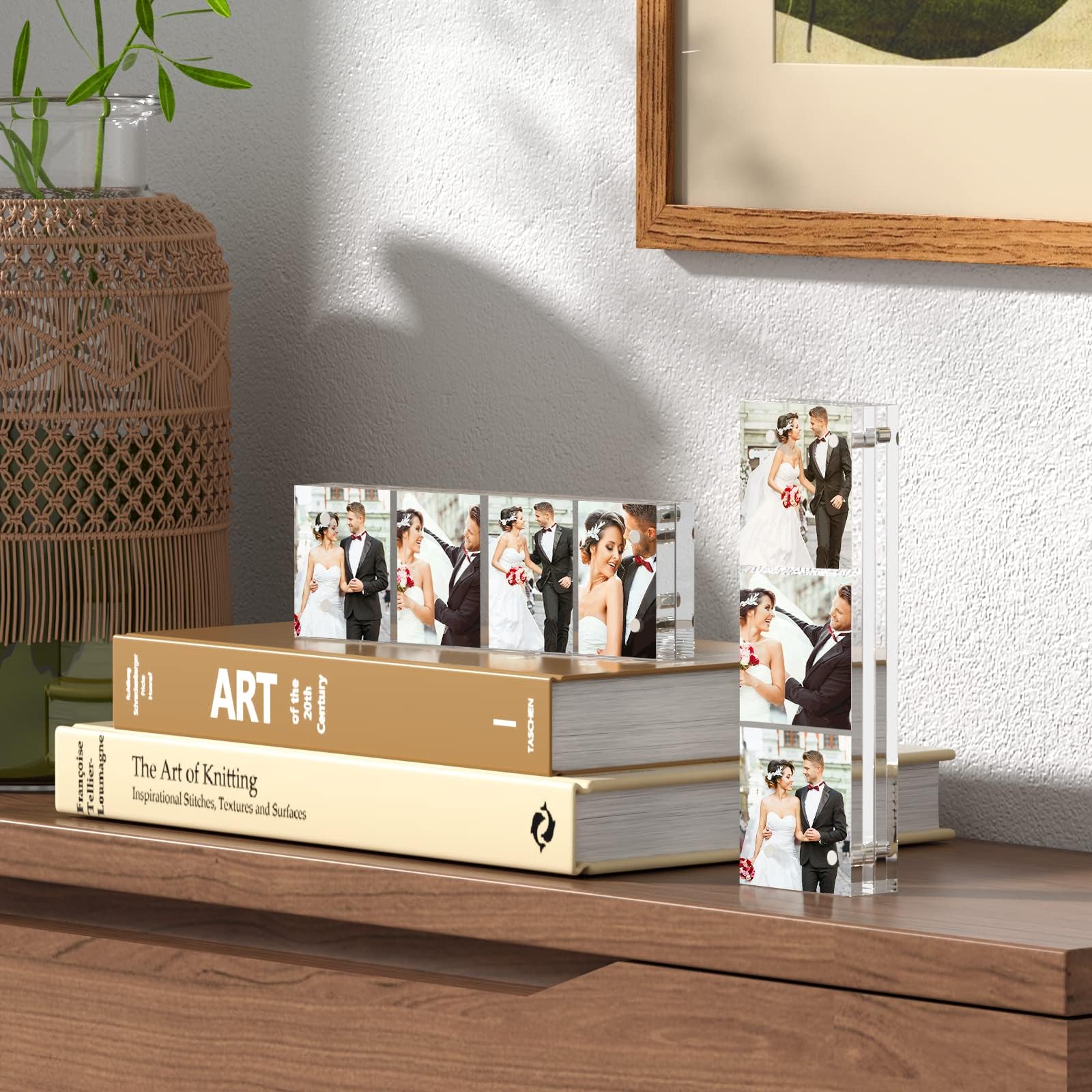 Amazon.com - NIUBEE Photo Booth Acrylic 2x6 Picture Frame, Double